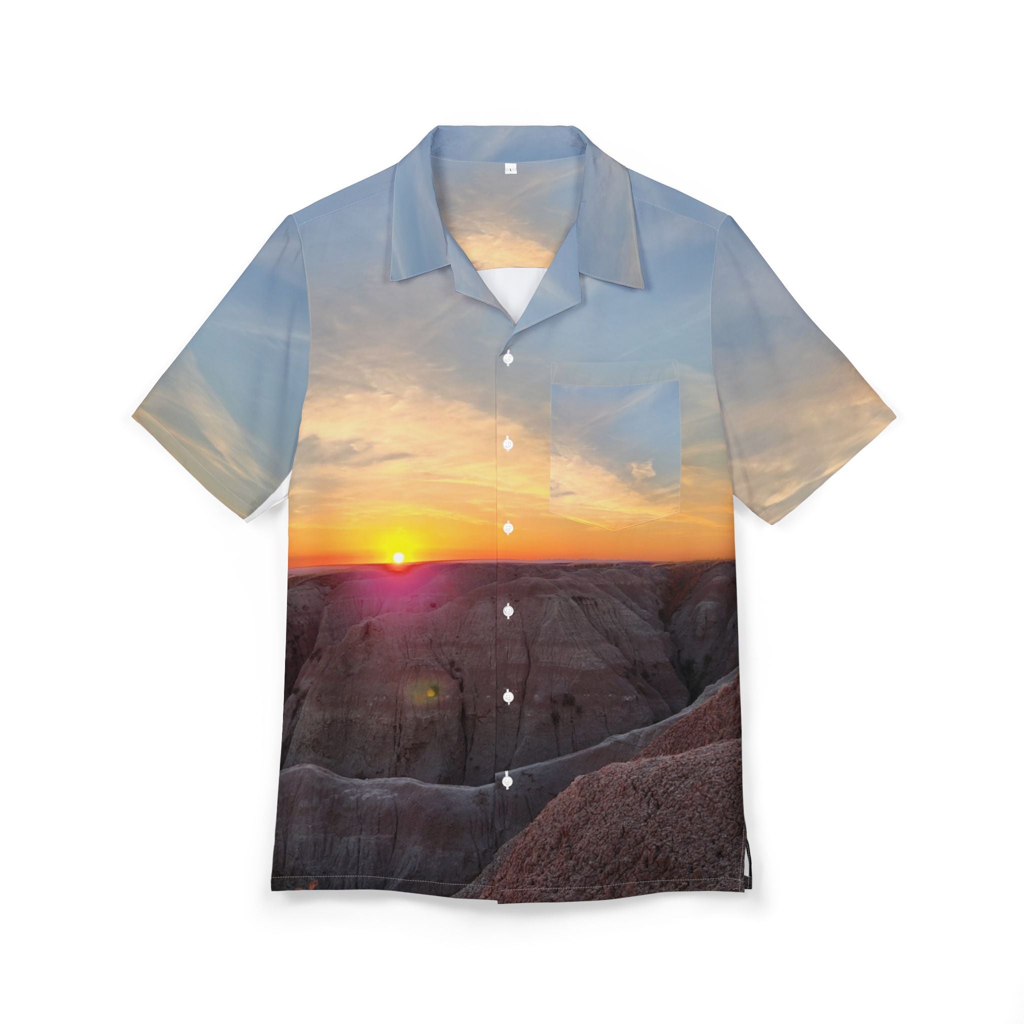 Unisex Hawaiian Button-Down Shirt (AOP)