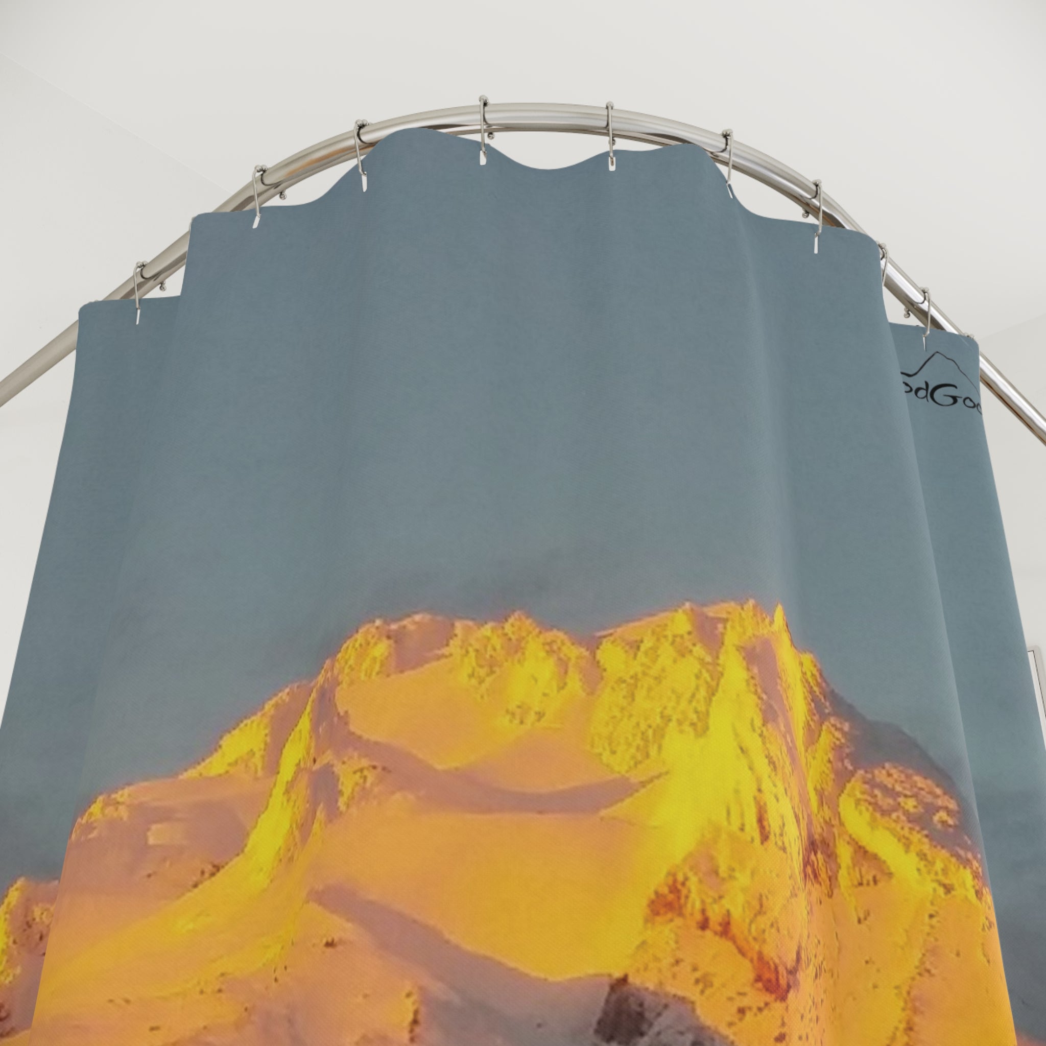 Alpen Glow on Mt. Hood~ Shower Curtain