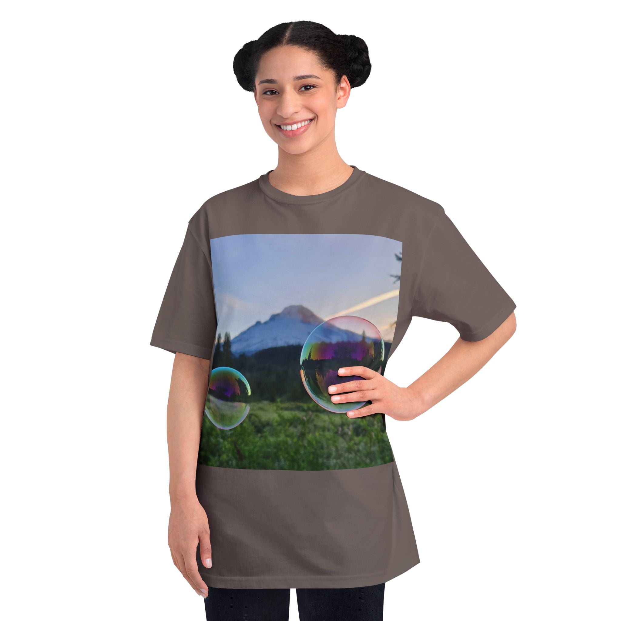 Mt. Hood Sunset Mountain~ T-Shirt moisture wicking