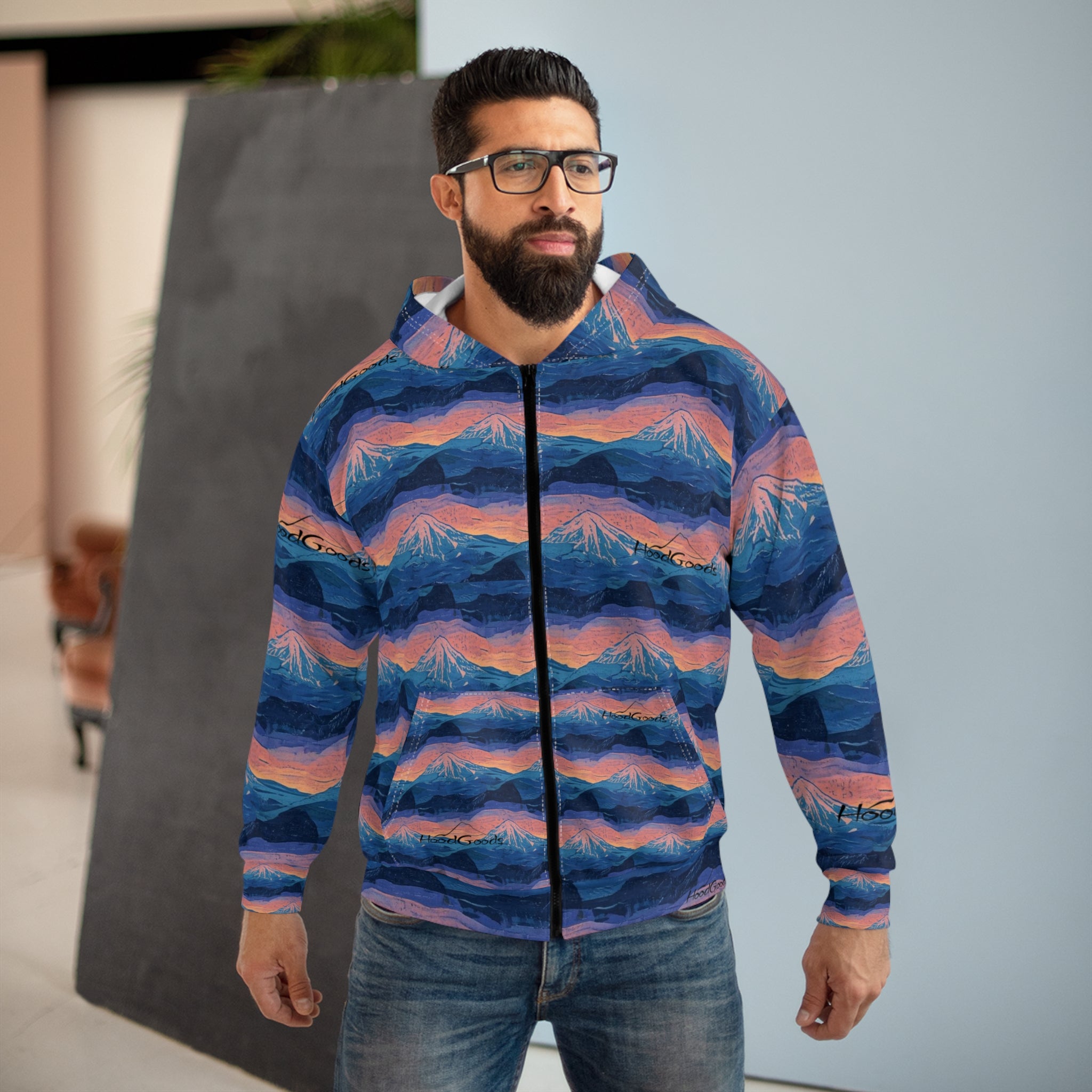 Mountain Sunrise~Zip Hoodie