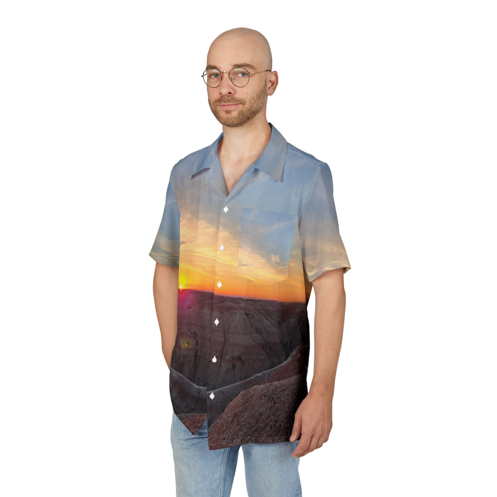 Unisex Hawaiian Button-Down Shirt (AOP)
