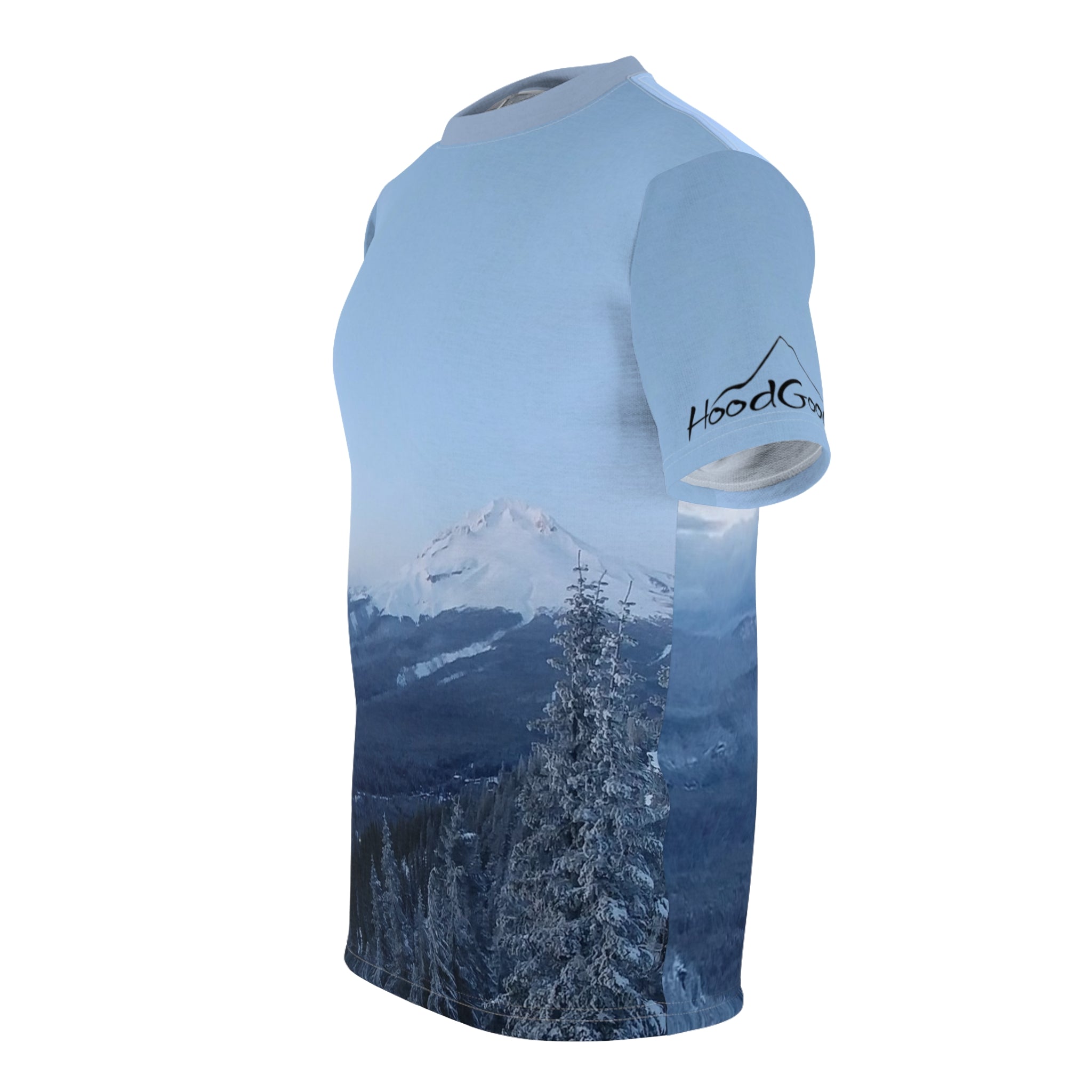Mountain View Unisex Short Sleeve Tee, Nature Lover's Shirt, Outdoor Adventure Wear, Great for Hiking, Perfect for Gift Giving
