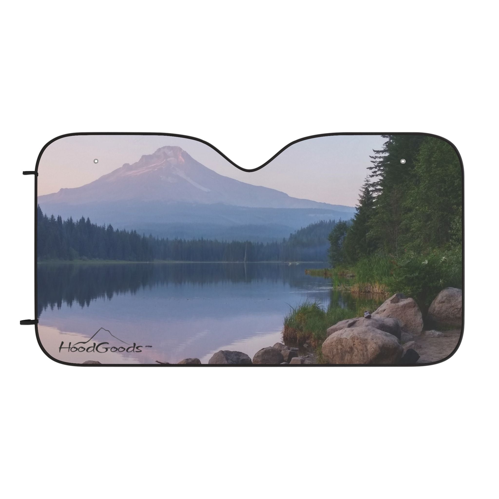 Mt. Hood from Trillium Lake Car Sun Shade
