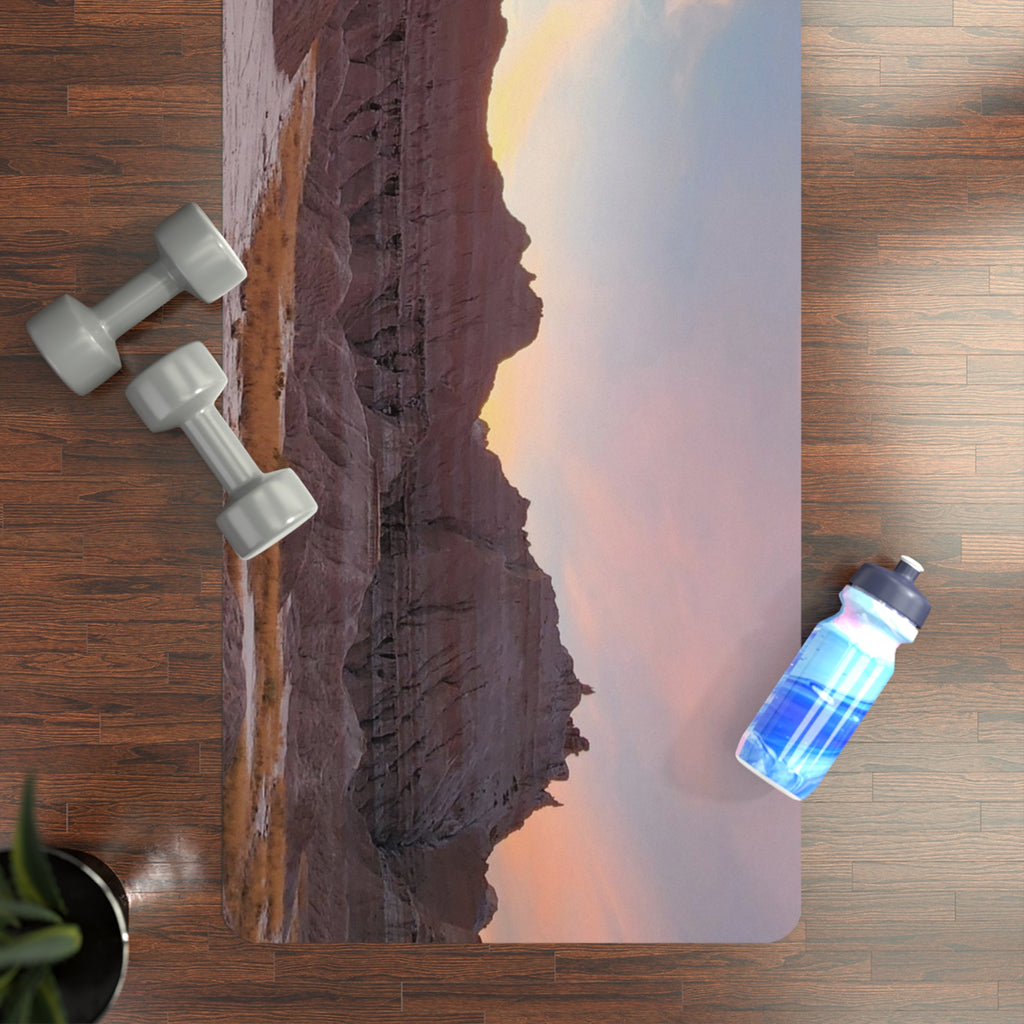 Badlands Sunset~ Landscape Yoga Mat