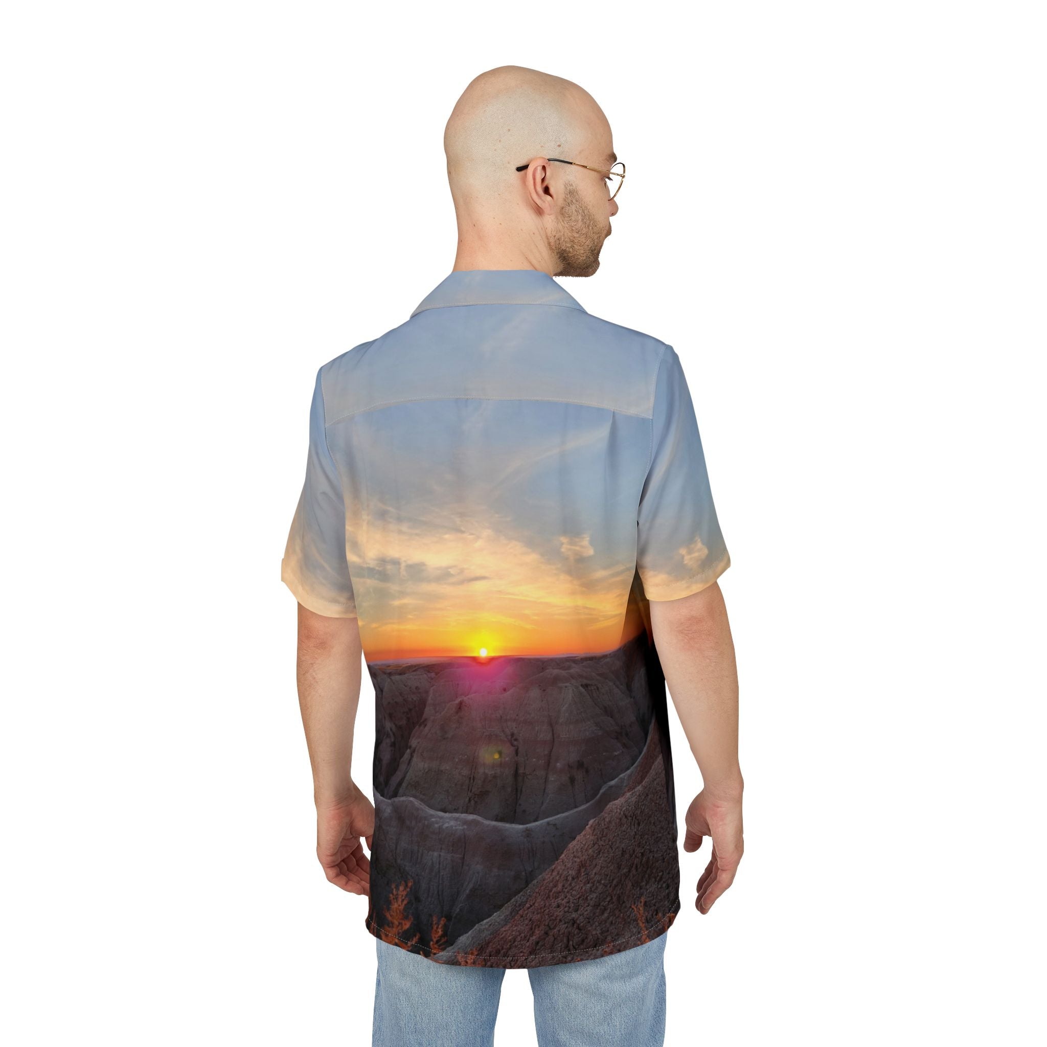 Unisex Hawaiian Button-Down Shirt (AOP)