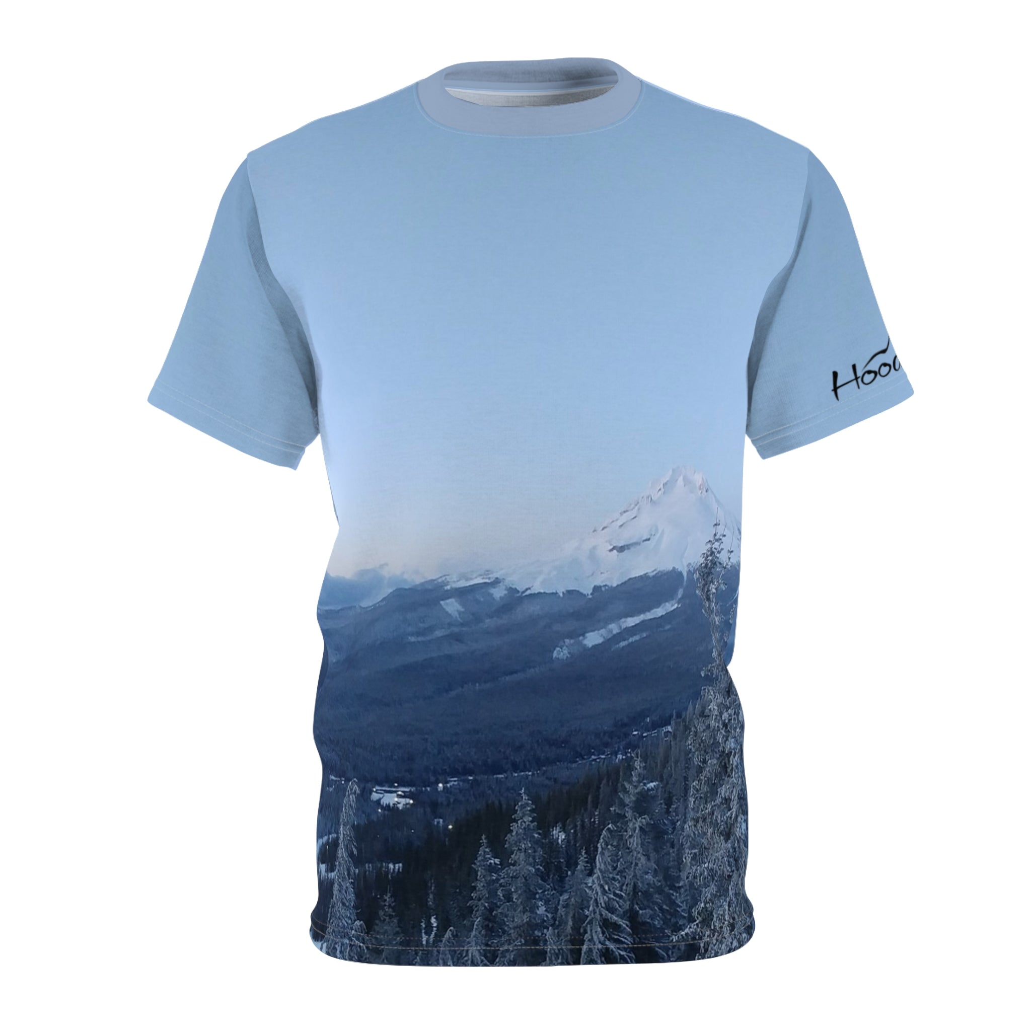Mountain View Unisex Short Sleeve Tee, Nature Lover's Shirt, Outdoor Adventure Wear, Great for Hiking, Perfect for Gift Giving
