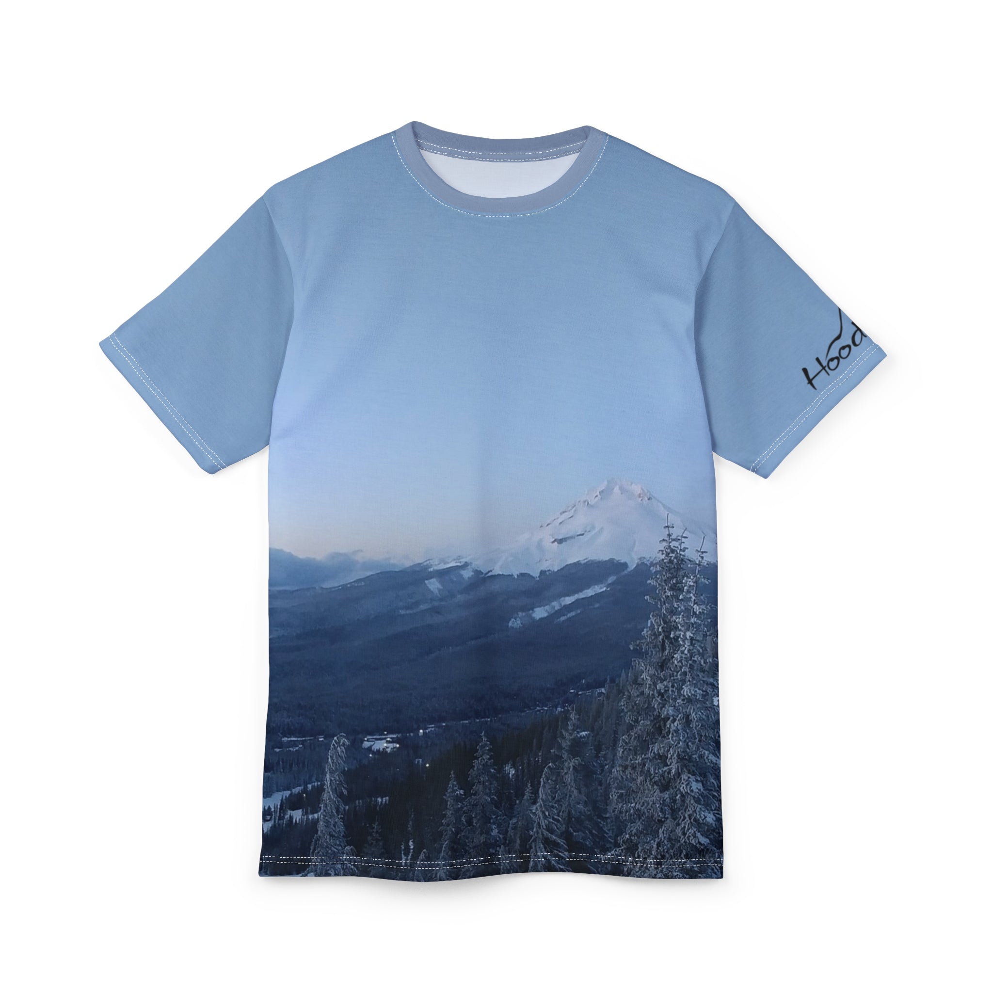 Mountain View Unisex Short Sleeve Tee, Nature Lover's Shirt, Outdoor Adventure Wear, Great for Hiking, Perfect for Gift Giving
